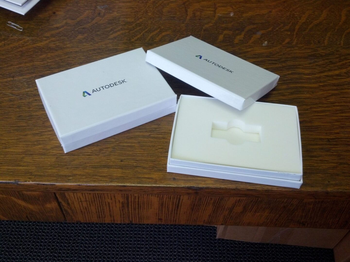 white Autodesk packaging