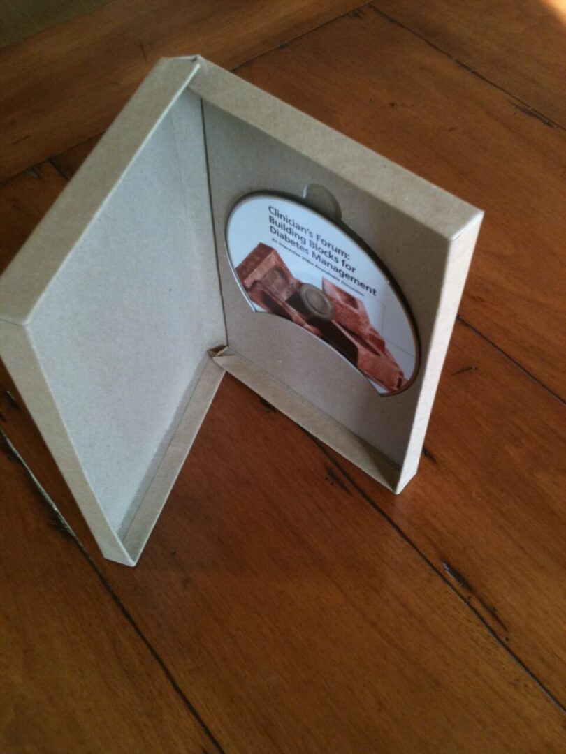 open DVD box packaging